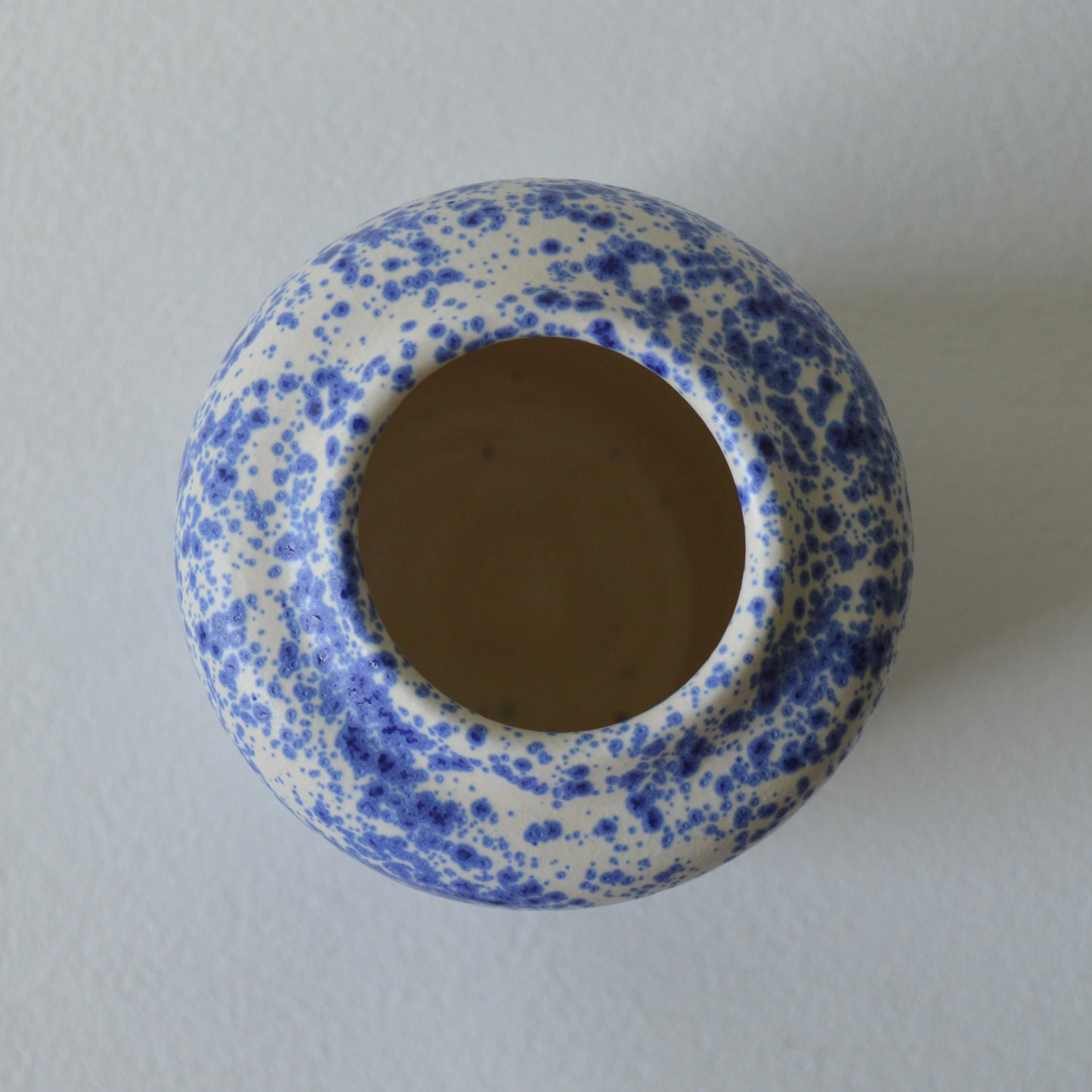 Blue Speck Vase