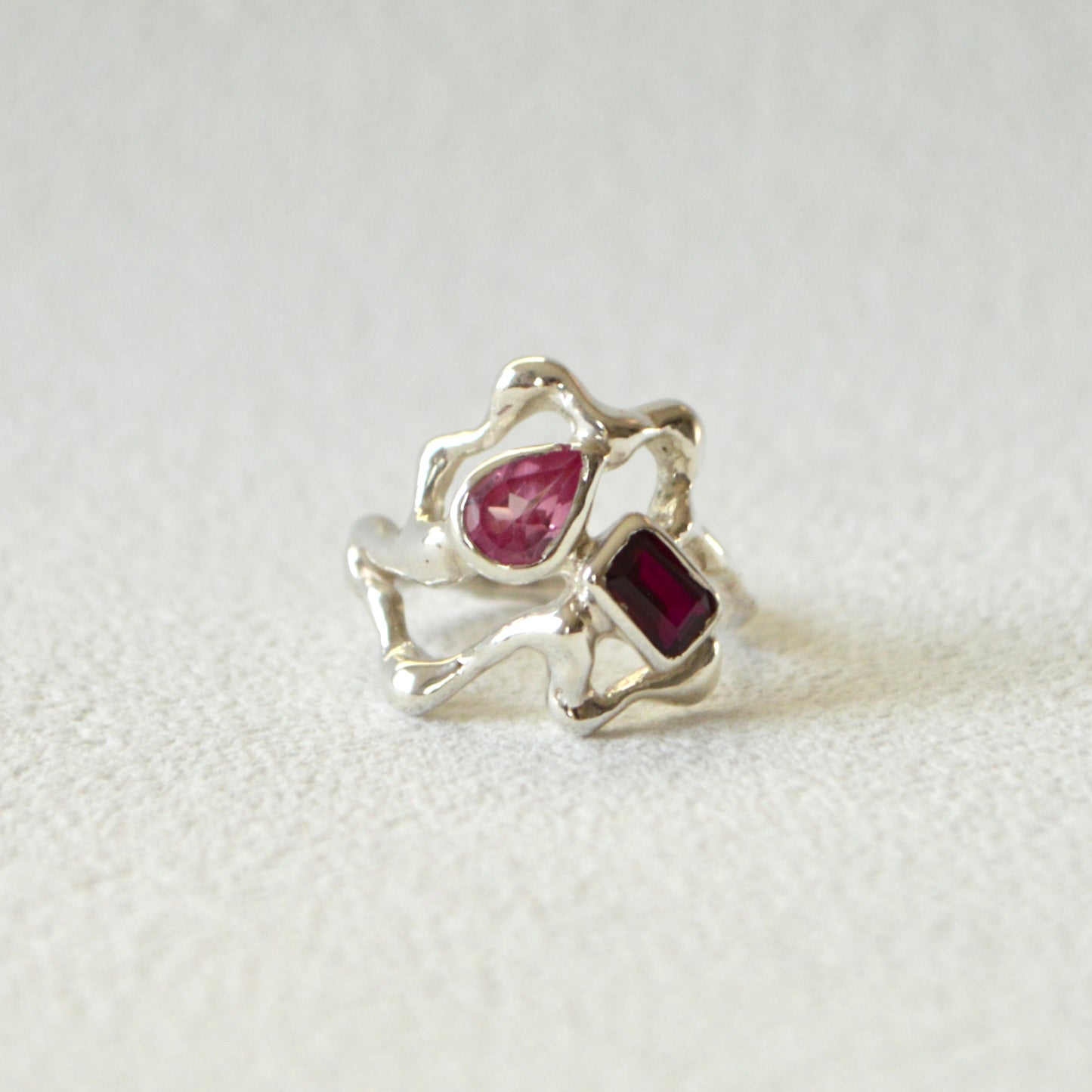 Wavy Dual Ring