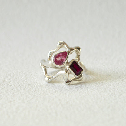 Wavy Dual Ring