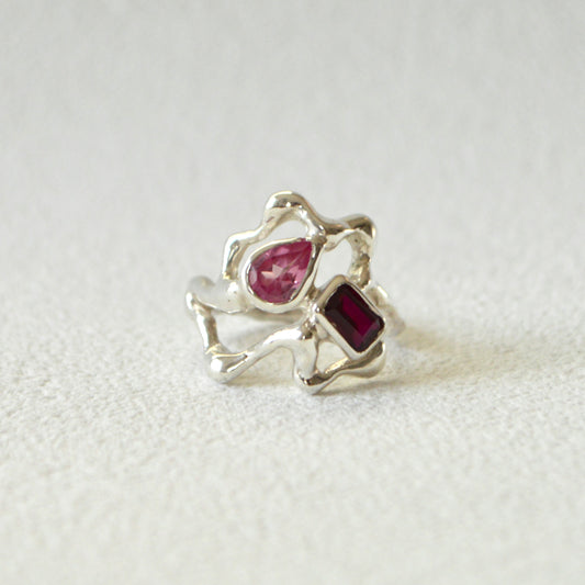 Wavy Dual Ring