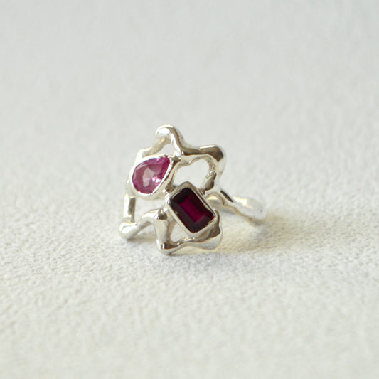 Wavy Dual Ring