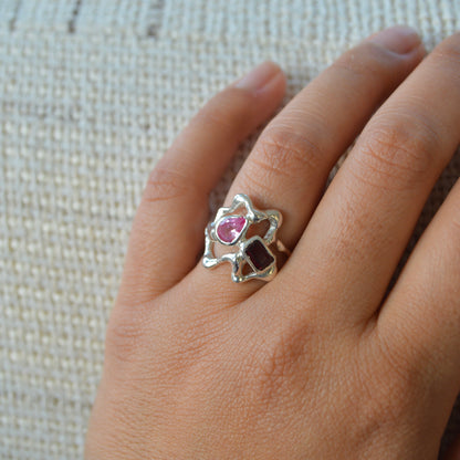 Wavy Dual Ring
