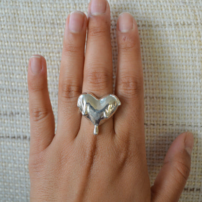 Melting Heart Ring