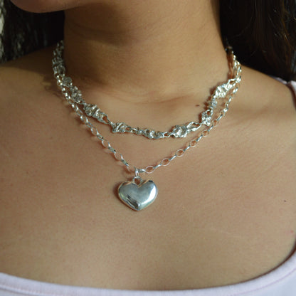 Puff Heart Pendant