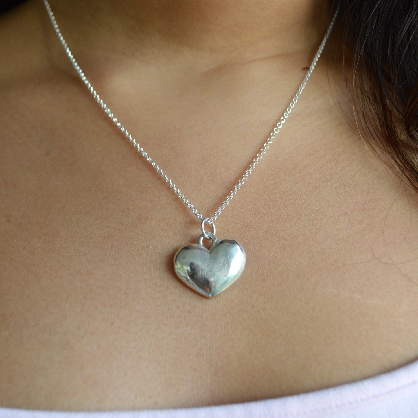 Puff Heart Pendant
