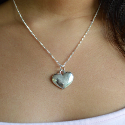 Puff Heart Pendant