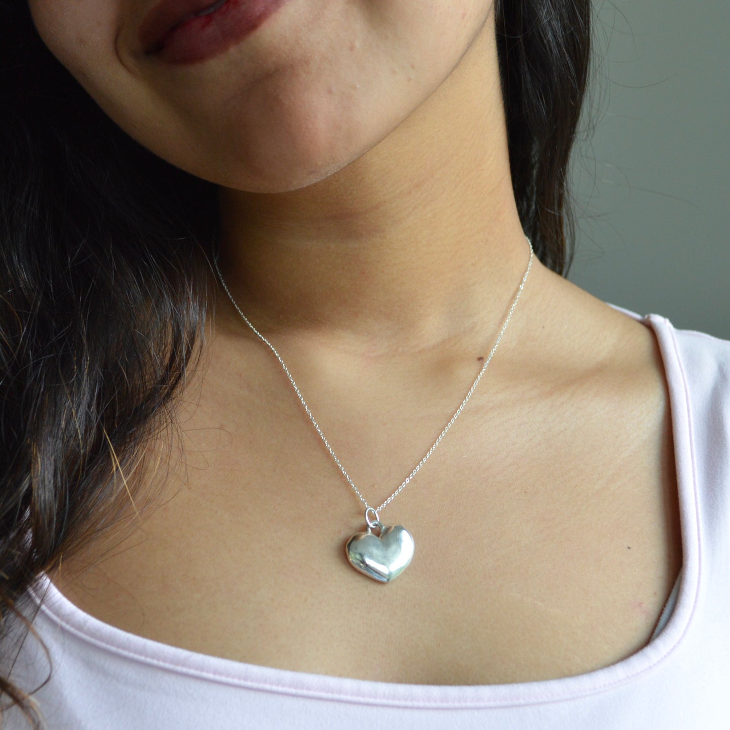 Puff Heart Pendant