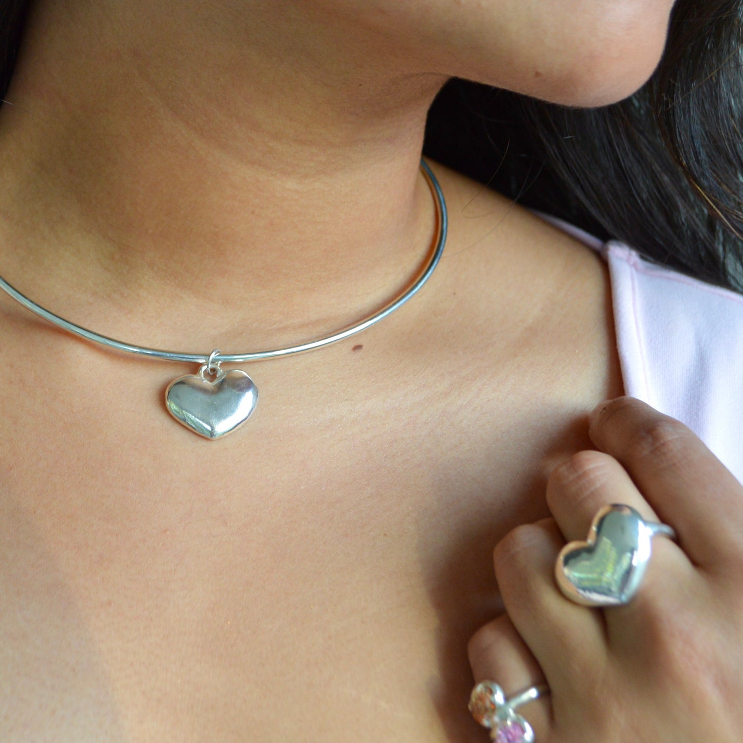 Puff Heart Ring