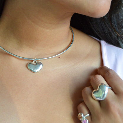 Puff Heart Ring