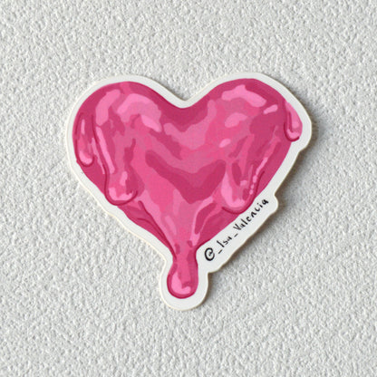 Melting Heart Sticker
