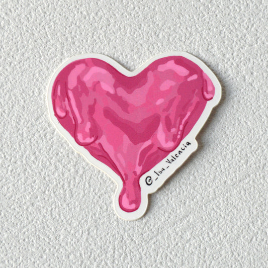 Melting Heart Sticker