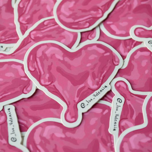 Melting Heart Sticker